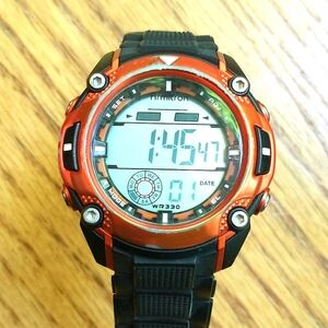 Armitron Orange All-Sport 330ft 46mm case